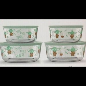 Pyrex Disney The Mandalorian 8Pcs Storage Bowl Set